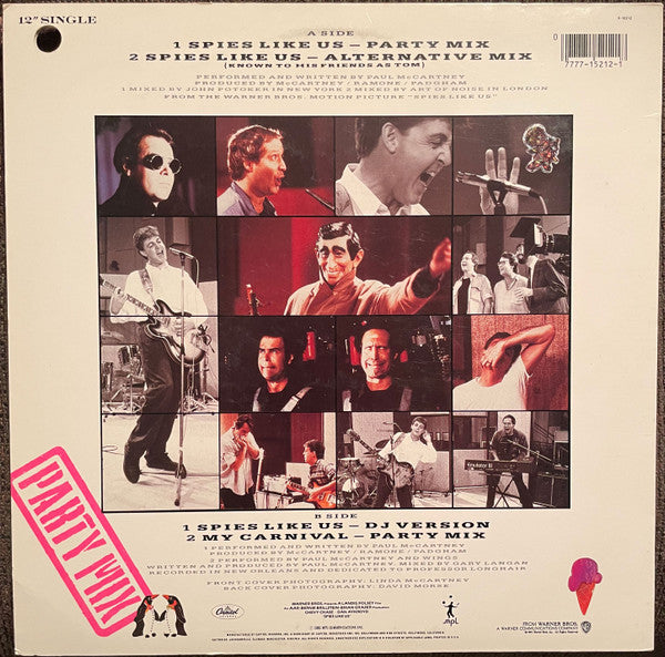 Paul McCartney : Spies Like Us (12", Single)