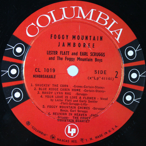 Flatt & Scruggs : Foggy Mountain Jamboree (LP, Album, Comp, Mono)