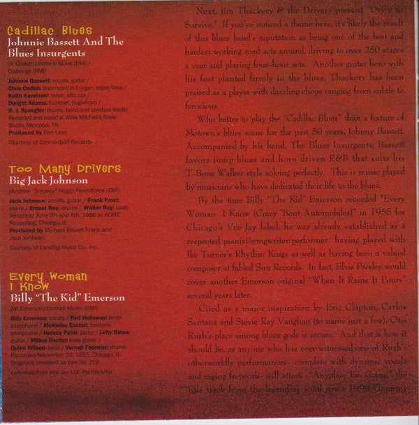 Various : Road Trip Blues (CD, Comp)