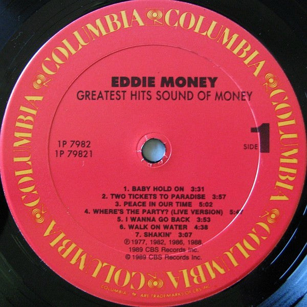 Eddie Money : Greatest Hits Sound Of Money (LP, Comp, Club, M/Print)