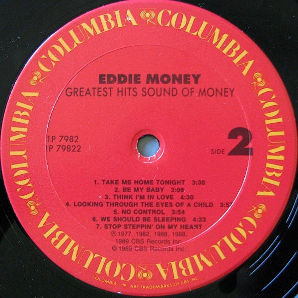 Eddie Money : Greatest Hits Sound Of Money (LP, Comp, Club, M/Print)