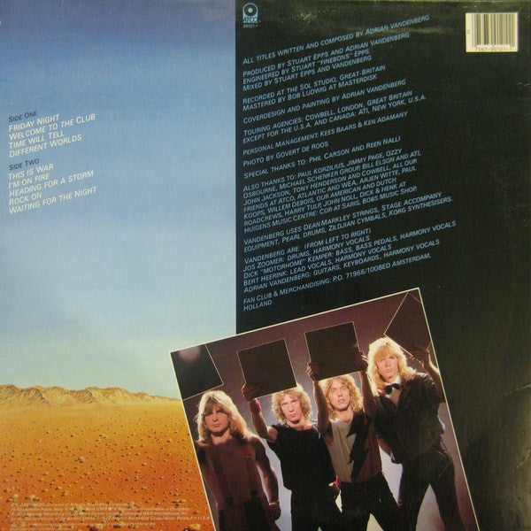 Vandenberg : Heading For A Storm (LP, Album, SP )