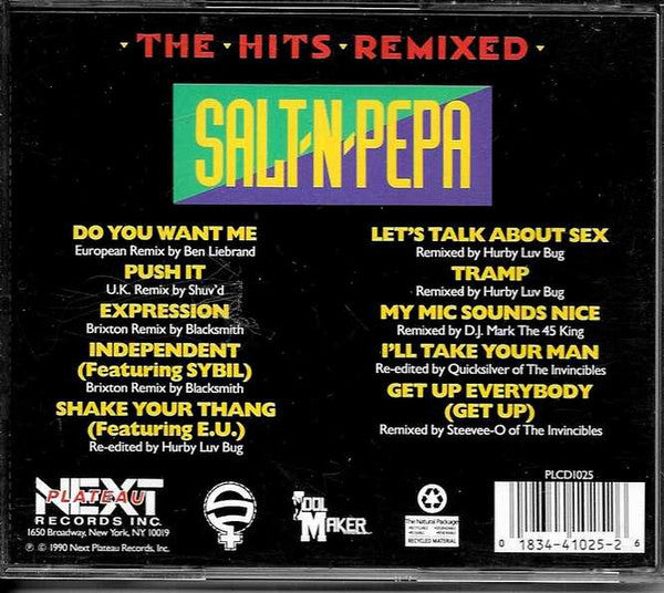 Salt 'N' Pepa : A Blitz Of Salt-N-Pepa Hits - The Hits Remixed (CD, Comp)