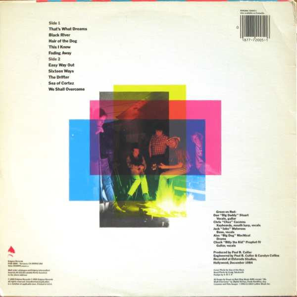 Green On Red : Gas Food Lodging (LP, Album, Gre)