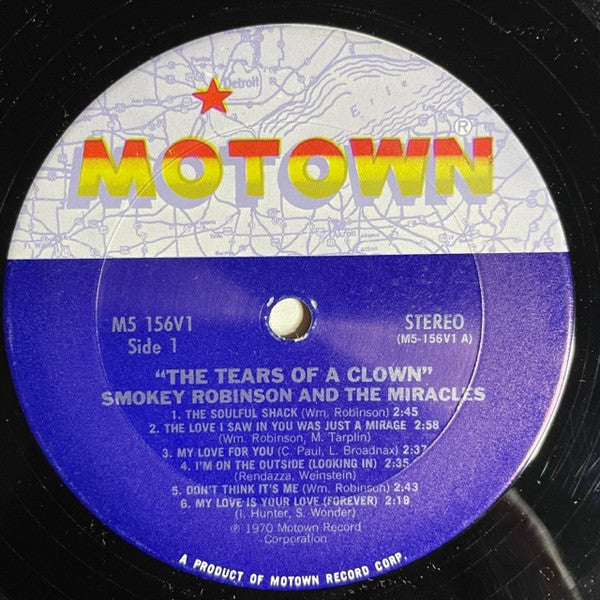 Smokey Robinson & The Miracles* : The Tears Of A Clown (LP, Album, RE, Ter)