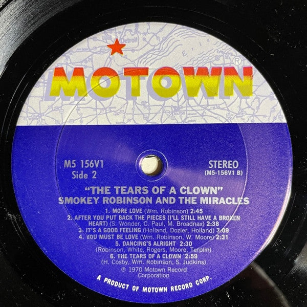 Smokey Robinson & The Miracles* : The Tears Of A Clown (LP, Album, RE, Ter)