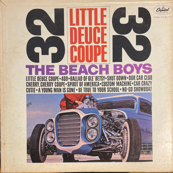 The Beach Boys : Little Deuce Coupe (LP, Album, Mono, RP, Jac)