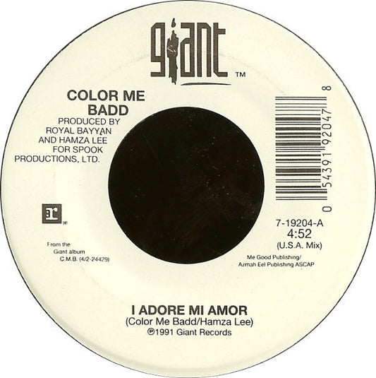 Color Me Badd : I Adore Mi Amor (7")