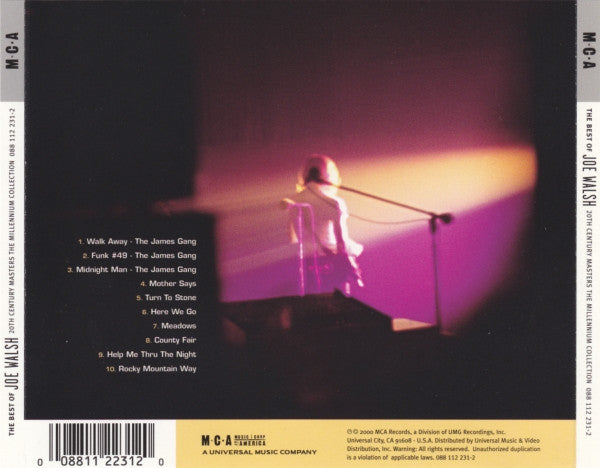 Joe Walsh : The Best Of Joe Walsh (CD, Comp, RM)