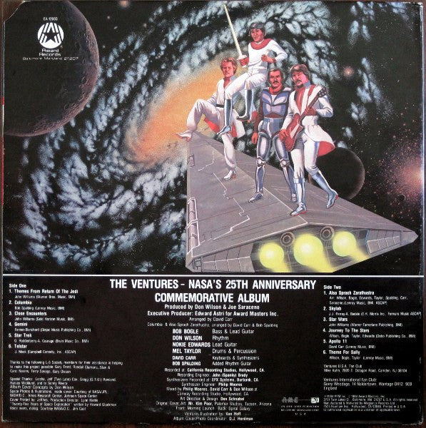 The Ventures : NASA 25th Anniversary Commemorative Album (LP, Cle)