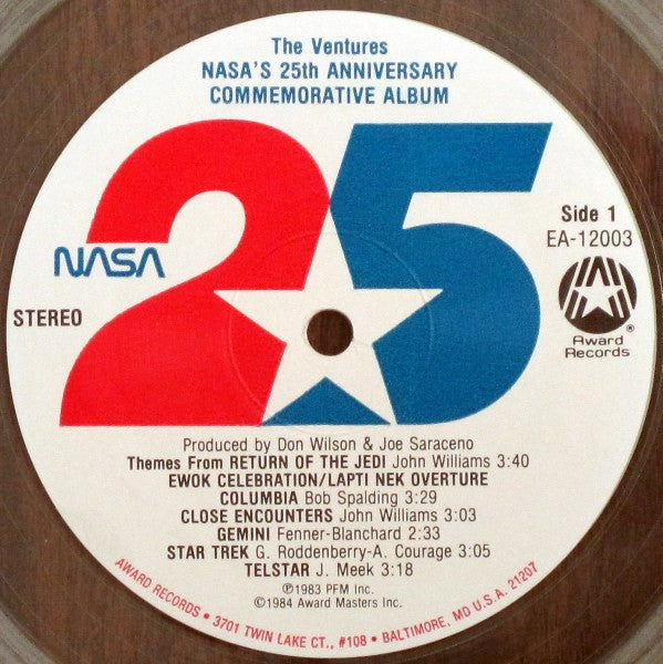 The Ventures : NASA 25th Anniversary Commemorative Album (LP, Cle)