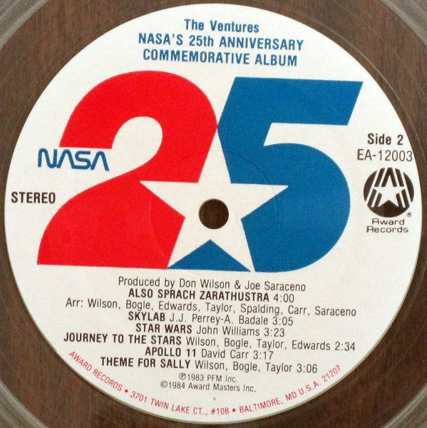 The Ventures : NASA 25th Anniversary Commemorative Album (LP, Cle)