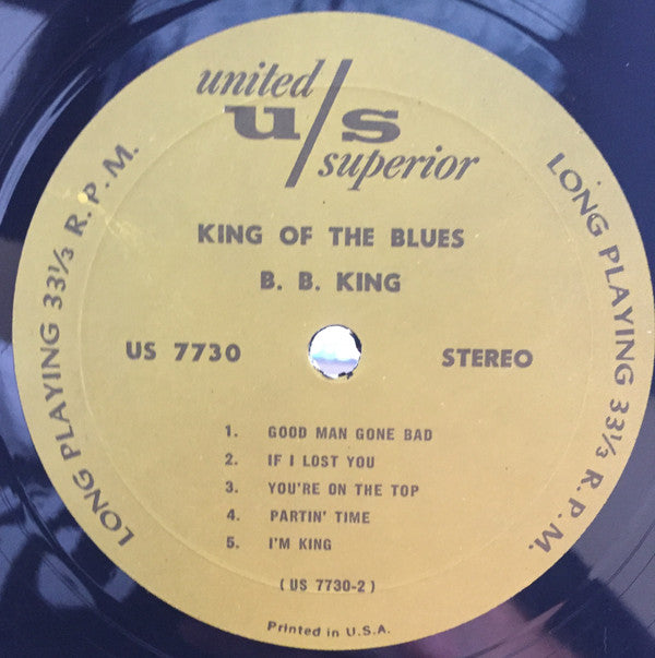 B.B. King : King Of The Blues (LP, RE)