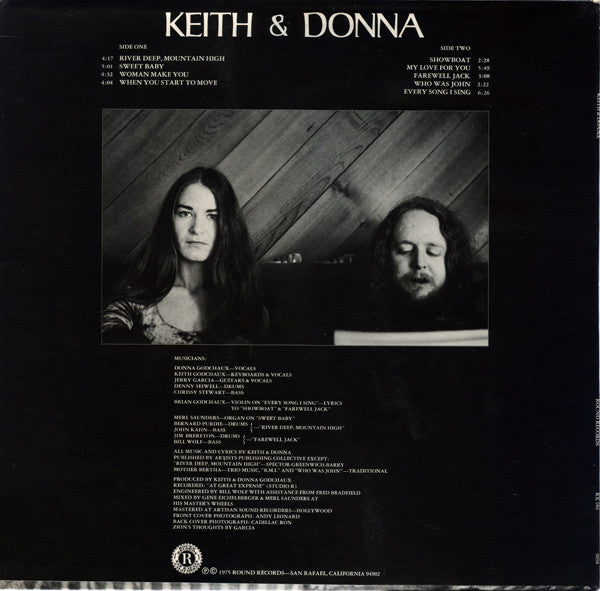 Keith* & Donna* : Keith & Donna (LP, Album)