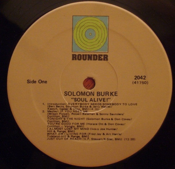 Solomon Burke : Soul Alive! (2xLP, Album, Gat)