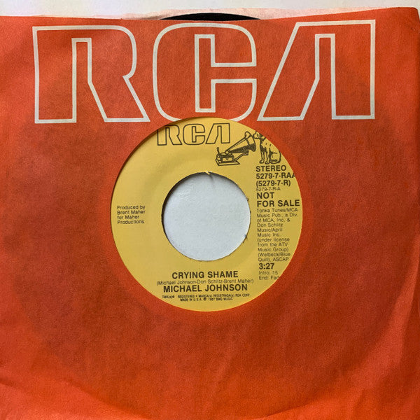 Michael Johnson (5) : Crying Shame  (7", Promo)