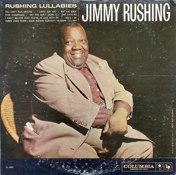 Jimmy Rushing : Rushing Lullabies (LP, Album, Mono)
