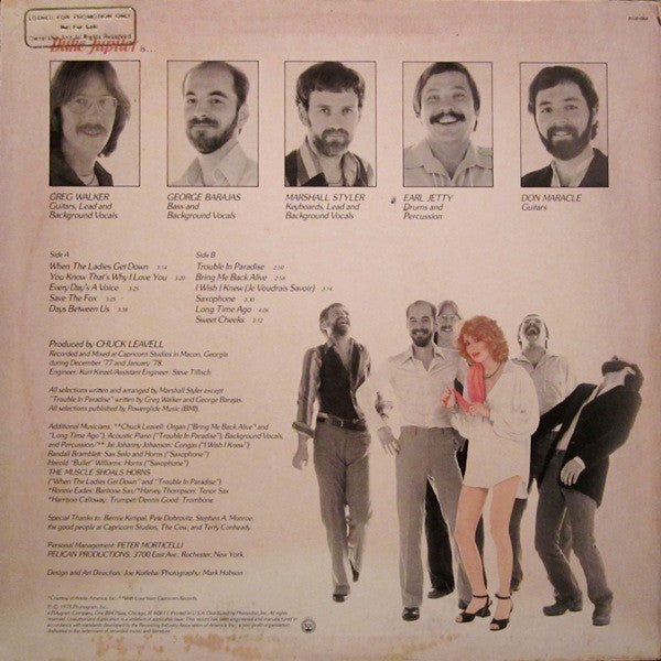 Duke Jupiter : Sweet Cheeks (LP, Album, Ter)