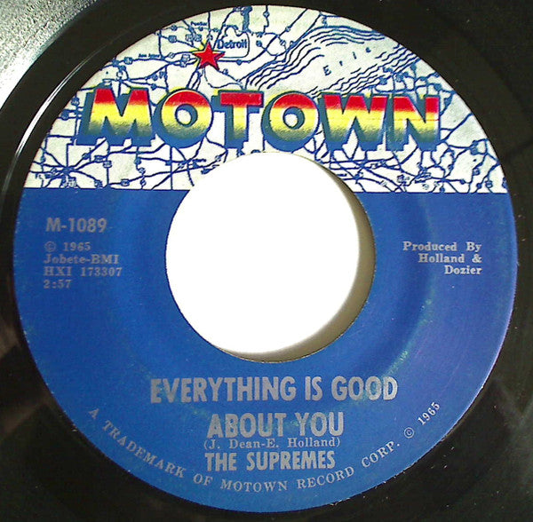 The Supremes : My World Is Empty Without You  (7", Single, ARP)