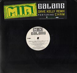 M.I.A. (2) : Galang (Dave Kelly Remix) (12", Single, Promo)