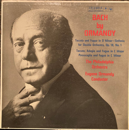 Eugene Ormandy, The Philadelphia Orchestra : Bach By Ormandy (LP, Album)
