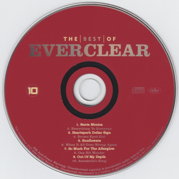 Everclear : The Best Of Everclear (CD, Comp, Club)