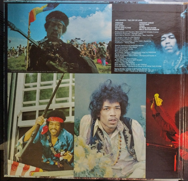 Jimi Hendrix : The Cry Of Love (LP, Album, Pit)