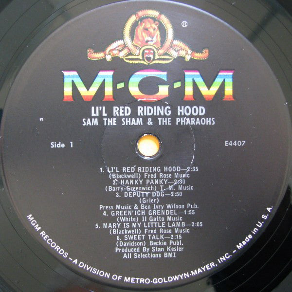Sam The Sham & The Pharaohs : Li'l Red Riding Hood (LP, Album, Mono)