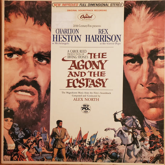 Alex North : The Agony And The Ecstasy (LP, Album, Los)