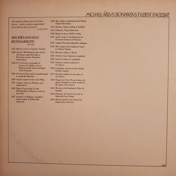 Alex North : The Agony And The Ecstasy (LP, Album, Los)