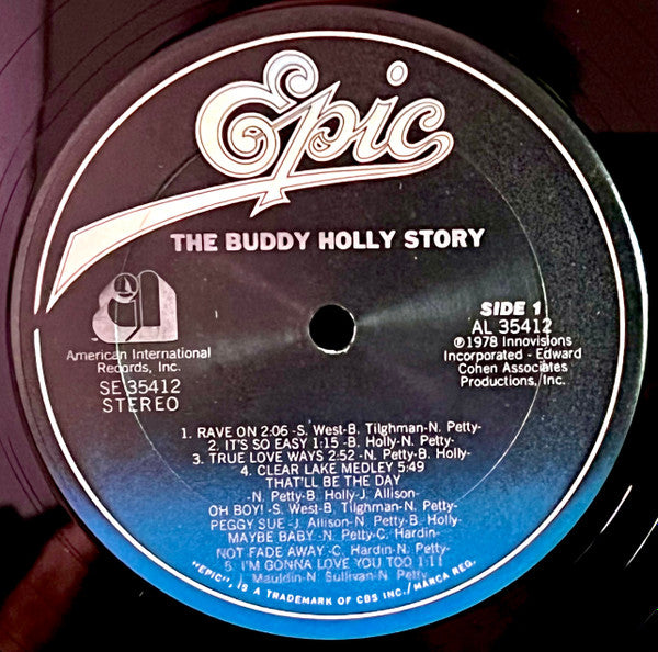 Gary Busey : The Buddy Holly Story (LP, Album)