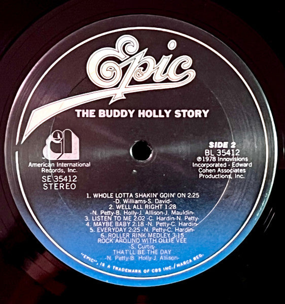 Gary Busey : The Buddy Holly Story (LP, Album)