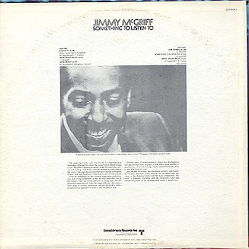 Jimmy McGriff : Something To Listen To (LP, Album)