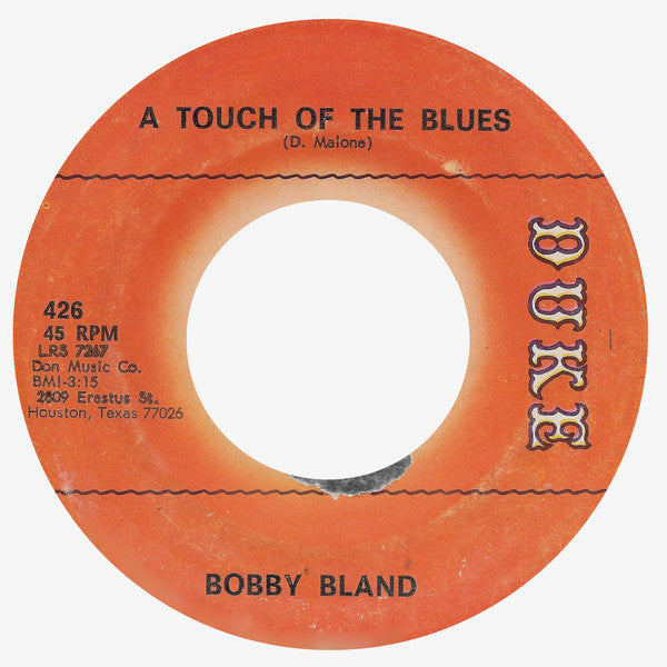 Bobby Bland : A Touch Of The Blues  /  Shoes (7", Single)