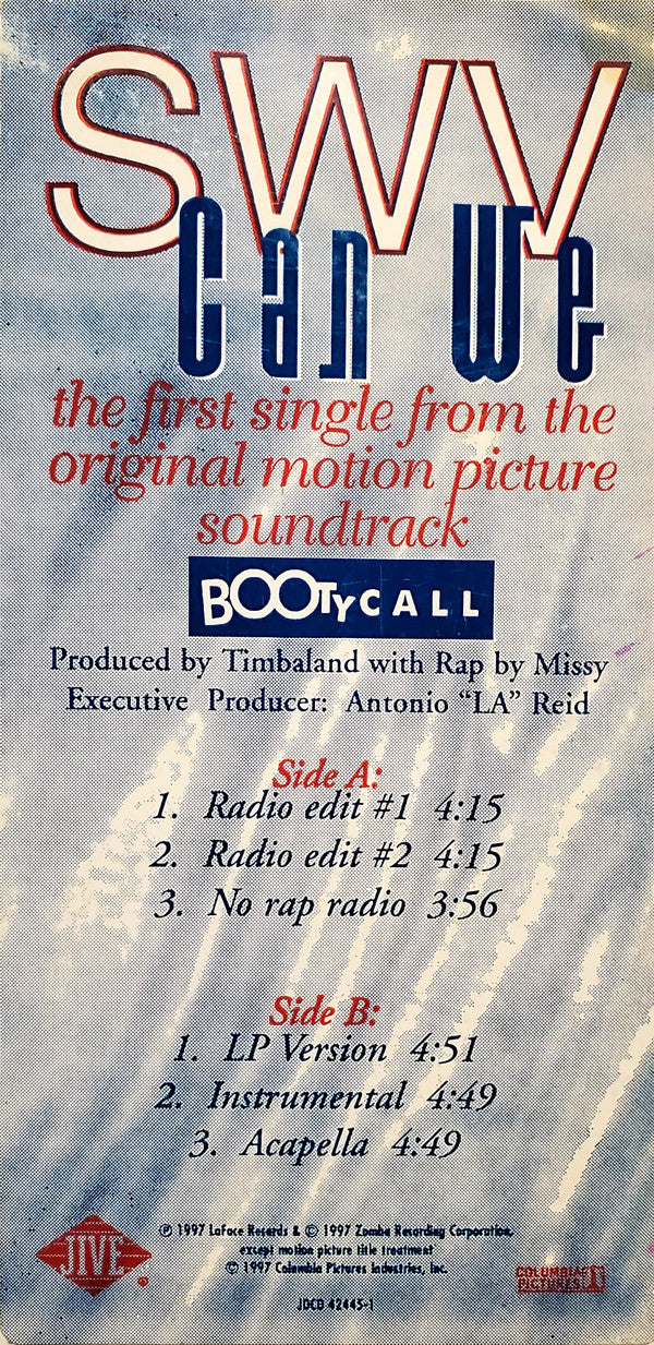 SWV : Can We (12", Promo)