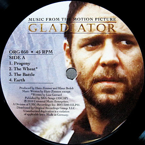Hans Zimmer And Lisa Gerrard : Gladiator (Music From The Motion Picture) (2x12", Album, Ltd, Num)