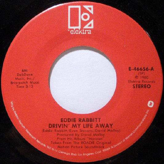 Eddie Rabbitt : Drivin' My Life Away (7", Single, Spe)