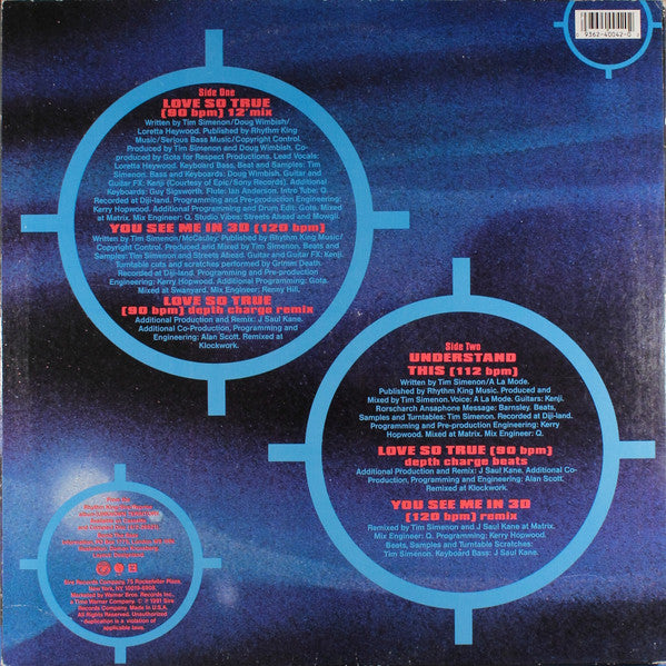 Bomb The Bass : Love So True (12", Maxi)