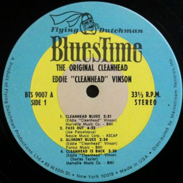 Eddie "Cleanhead" Vinson : The Original Cleanhead (LP, Album)