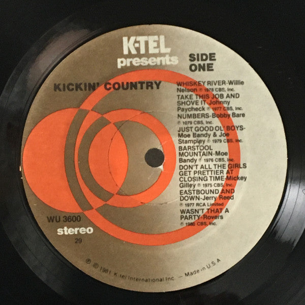 Various : Kickin' Country (LP, Comp, 29 )