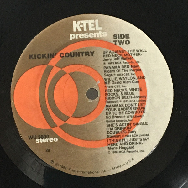 Various : Kickin' Country (LP, Comp, 29 )