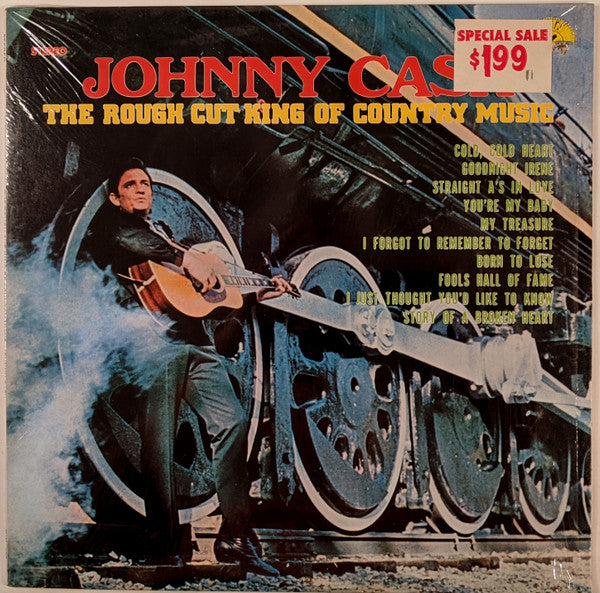 Johnny Cash : The Rough Cut King of Country Music (LP, Comp)