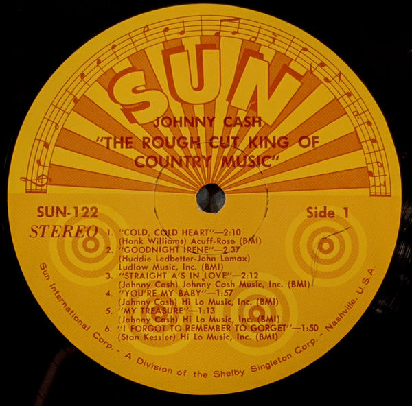 Johnny Cash : The Rough Cut King of Country Music (LP, Comp)