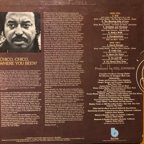 Chico Hamilton : Peregrinations (LP, Album)