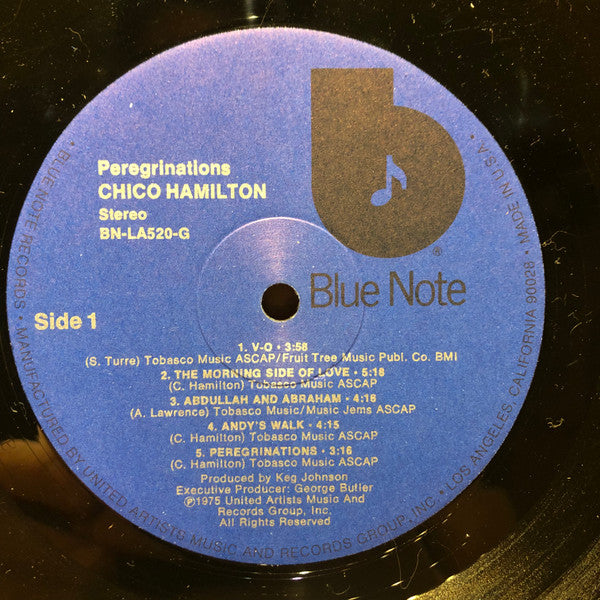 Chico Hamilton : Peregrinations (LP, Album)