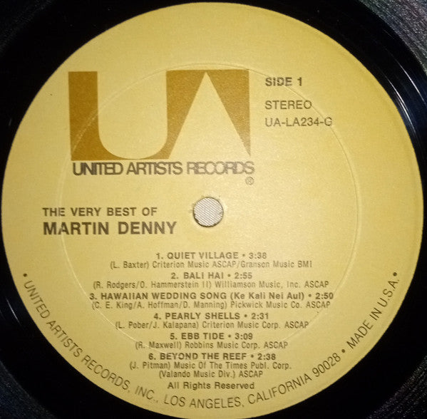 Martin Denny : The Very Best Of Martin Denny (LP, Comp)