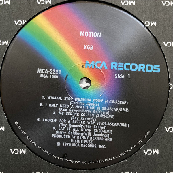 KGB (7) : Motion (LP, Album, Glo)