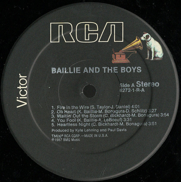 Baillie & The Boys : Baillie & The Boys (LP, Album)