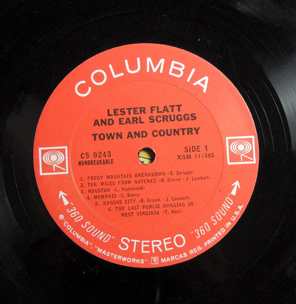 Flatt And Scruggs* : Town And Country (LP, Album)