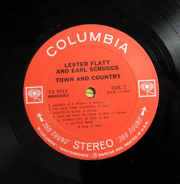 Flatt And Scruggs* : Town And Country (LP, Album)